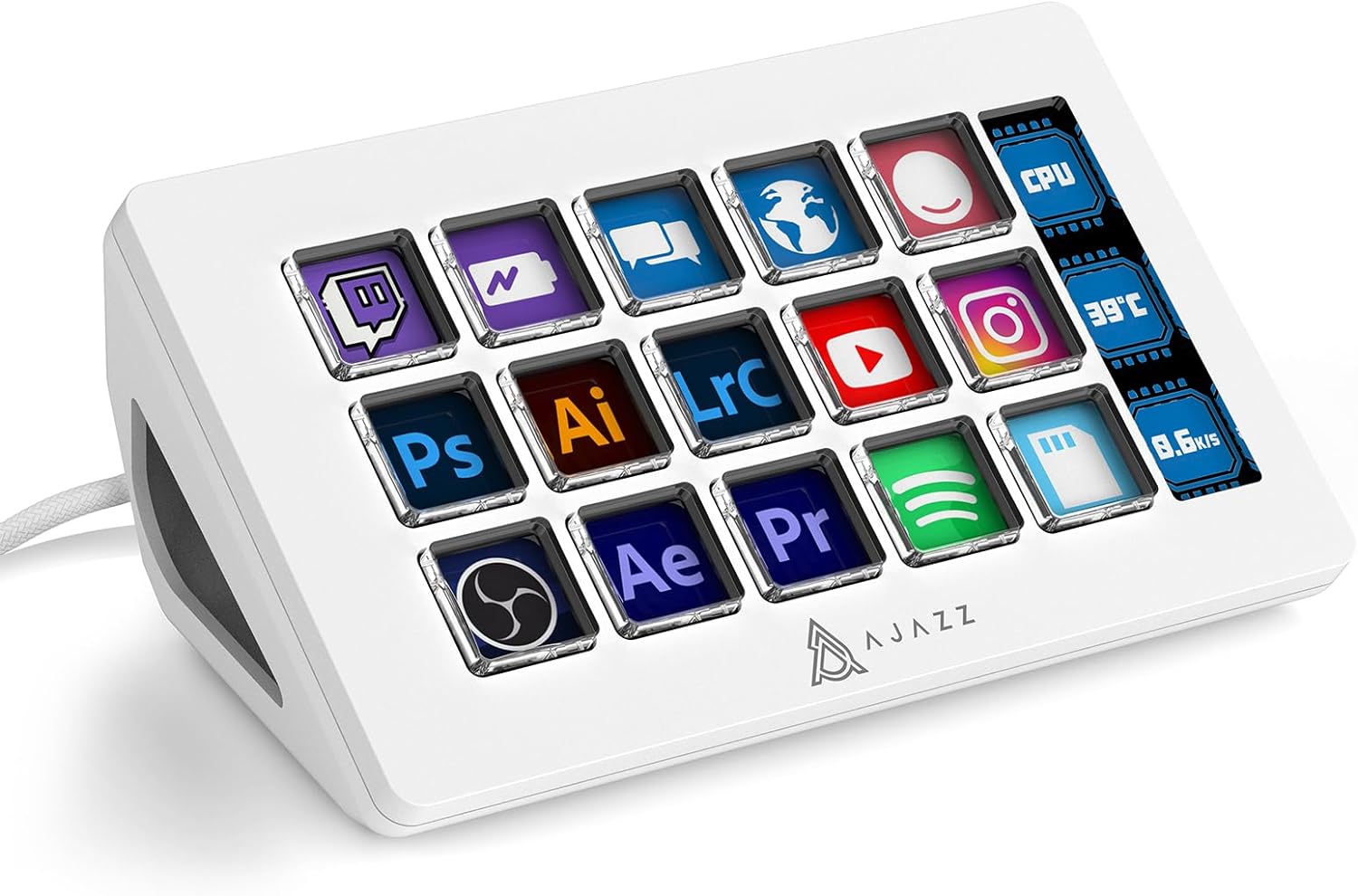 A.JAZZ AKP153 Stream Studio Controller Keypad