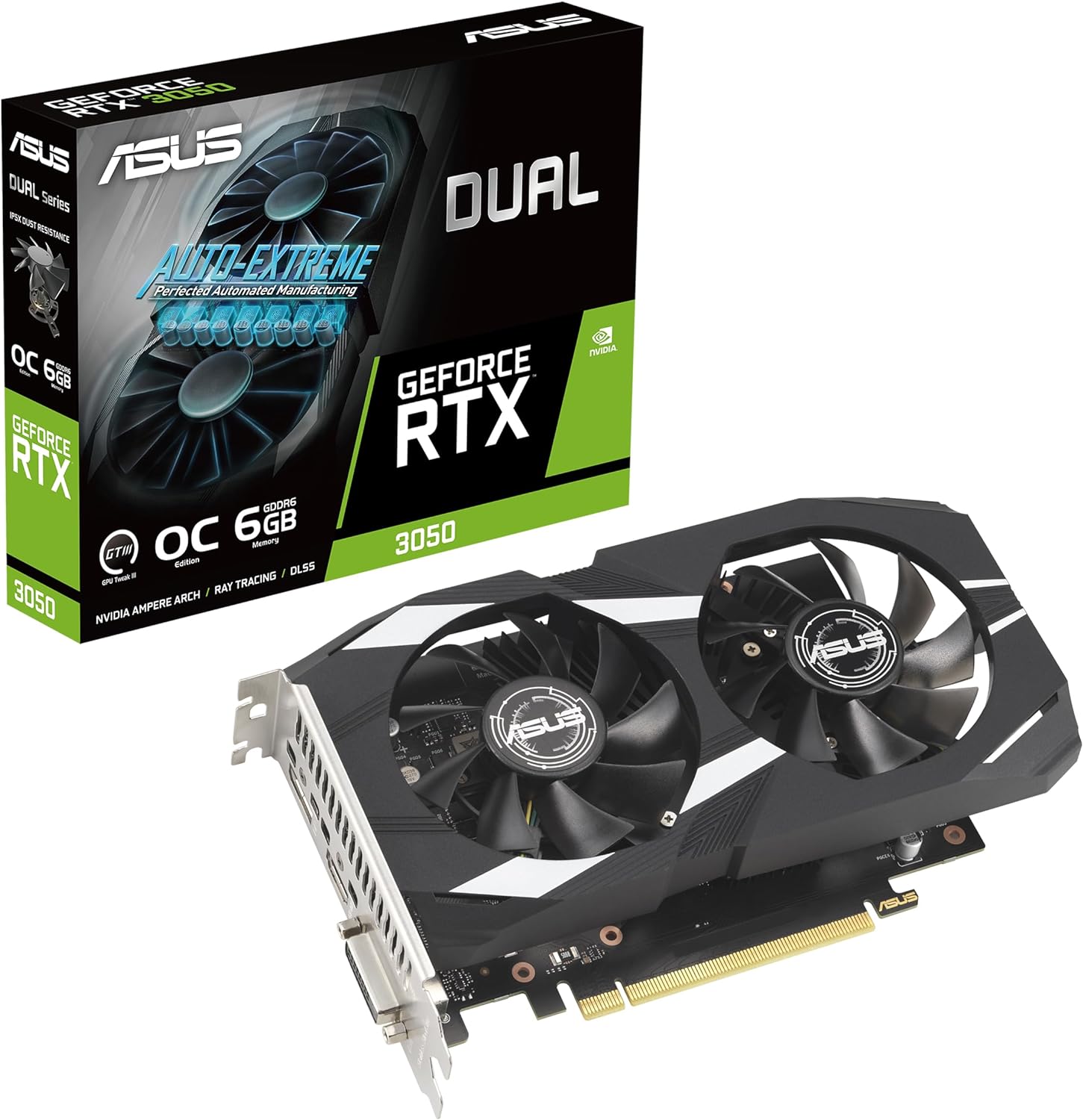 ASUS GEFORCE RTX 3050 with 6GB Memory