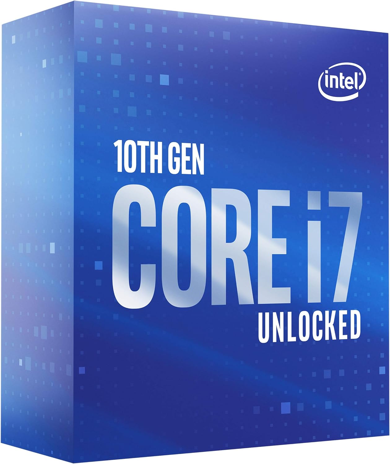 Intel's icon for their 10th Gen Core i7 unlocked processor chip