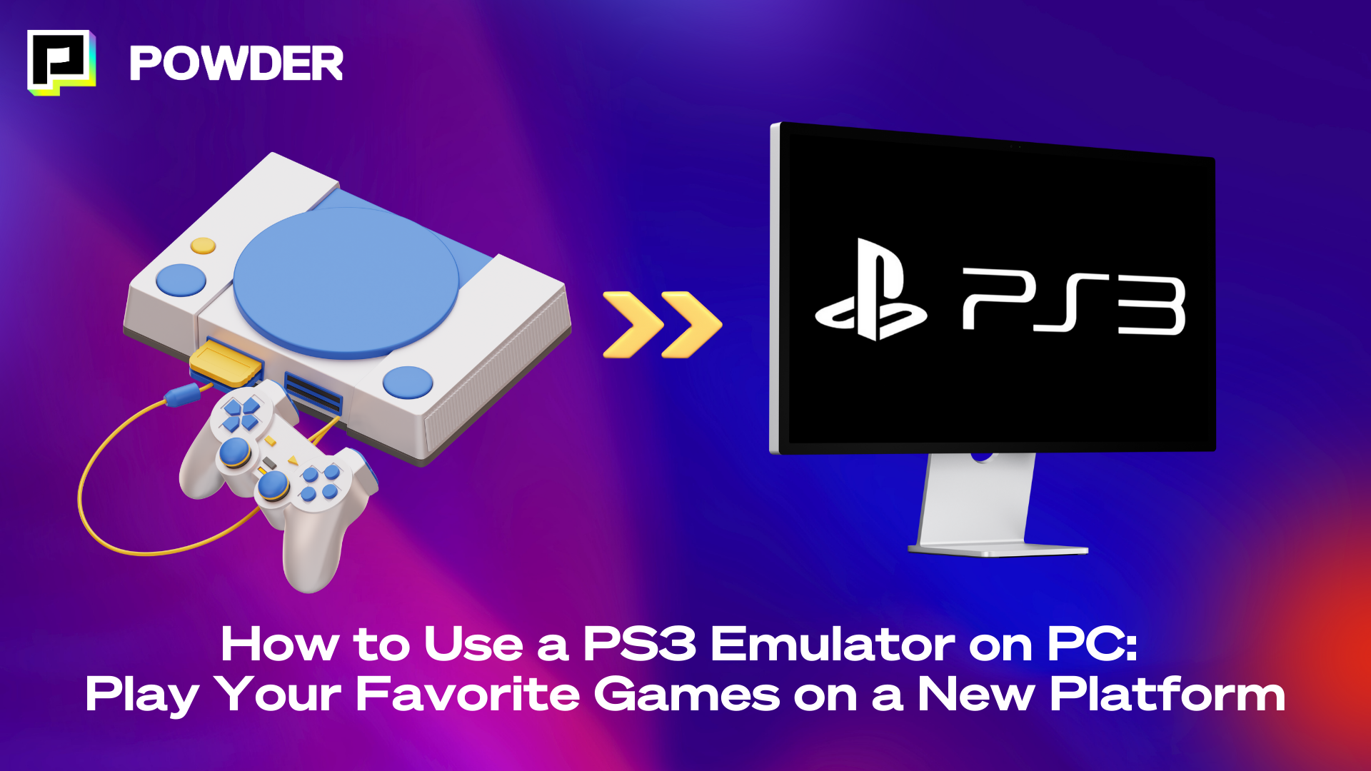how to play ps3 games on laptop