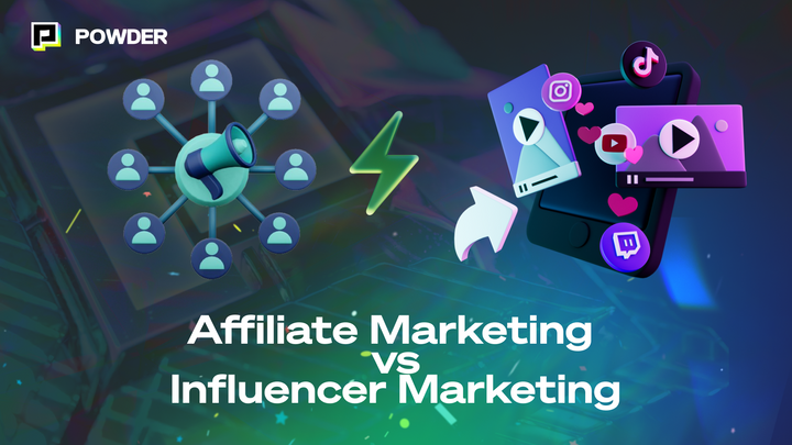 Image for The Streamer's Guide to Affiliate Marketing vs. Influencer Marketing. What's the difference, anyway?