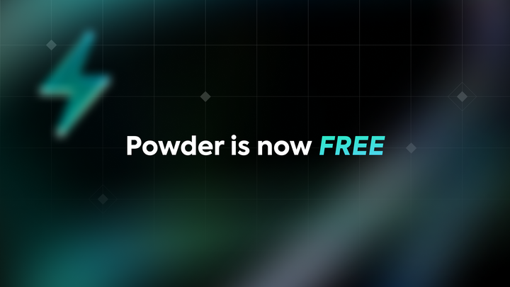 Powder is now free